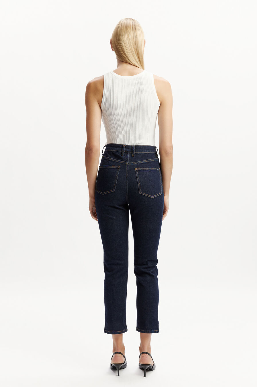 HEIDI STRAIGHT LEG JEANS II in colour DARK