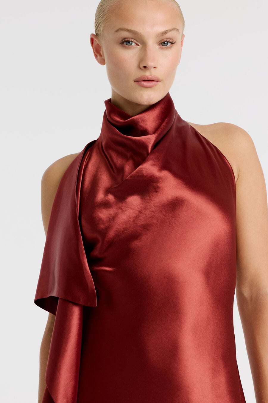 Sierra Drape Front Maxi Dress