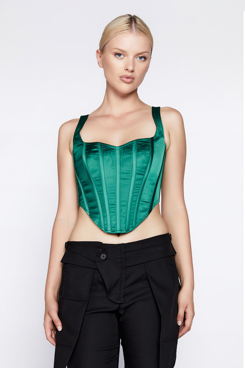Green Corset Top — free download