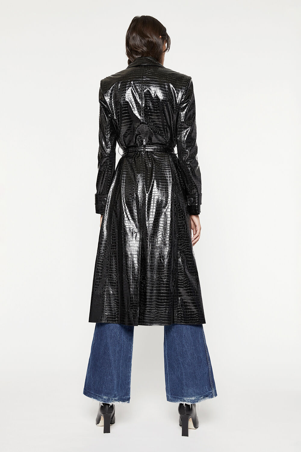 CROC TRENCH COAT