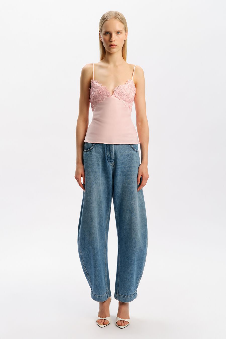 Elisan Lace Satin Camisole