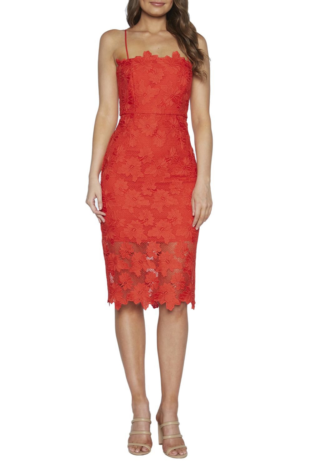 Bardot sunshine lace sheath dress 2025