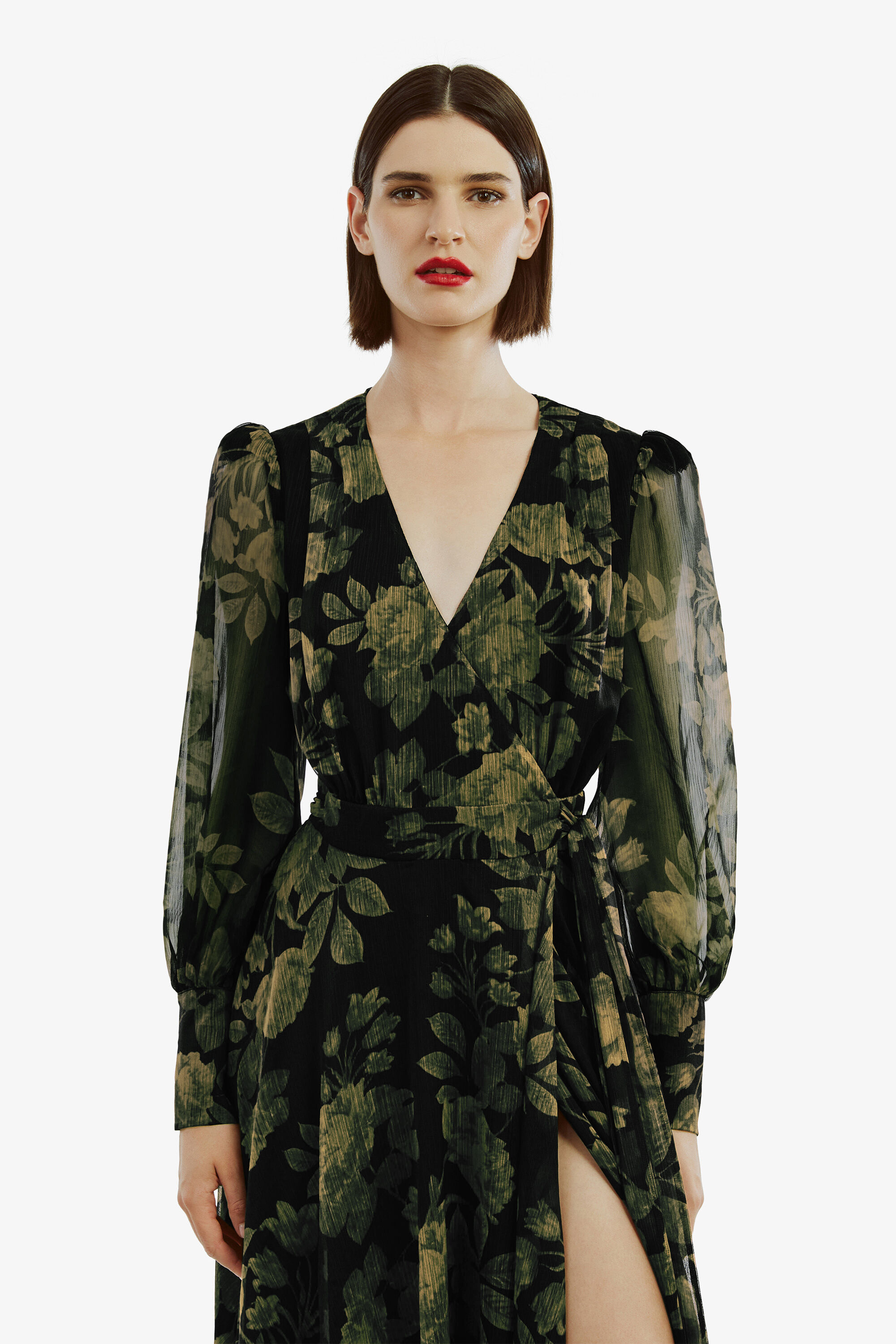 DVF ワンピース Levana printed maxi dress998384（Jolie Moi