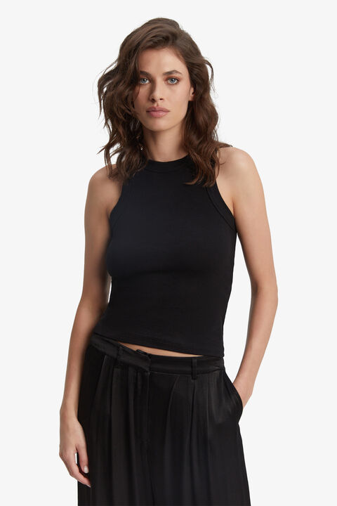 HENNESY TANK TOP in colour CAVIAR