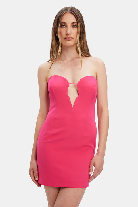 ELENI MINI DRESS in colour AZALEA PINK