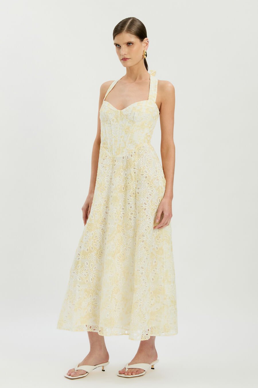 Pollie Halter Midi Dress