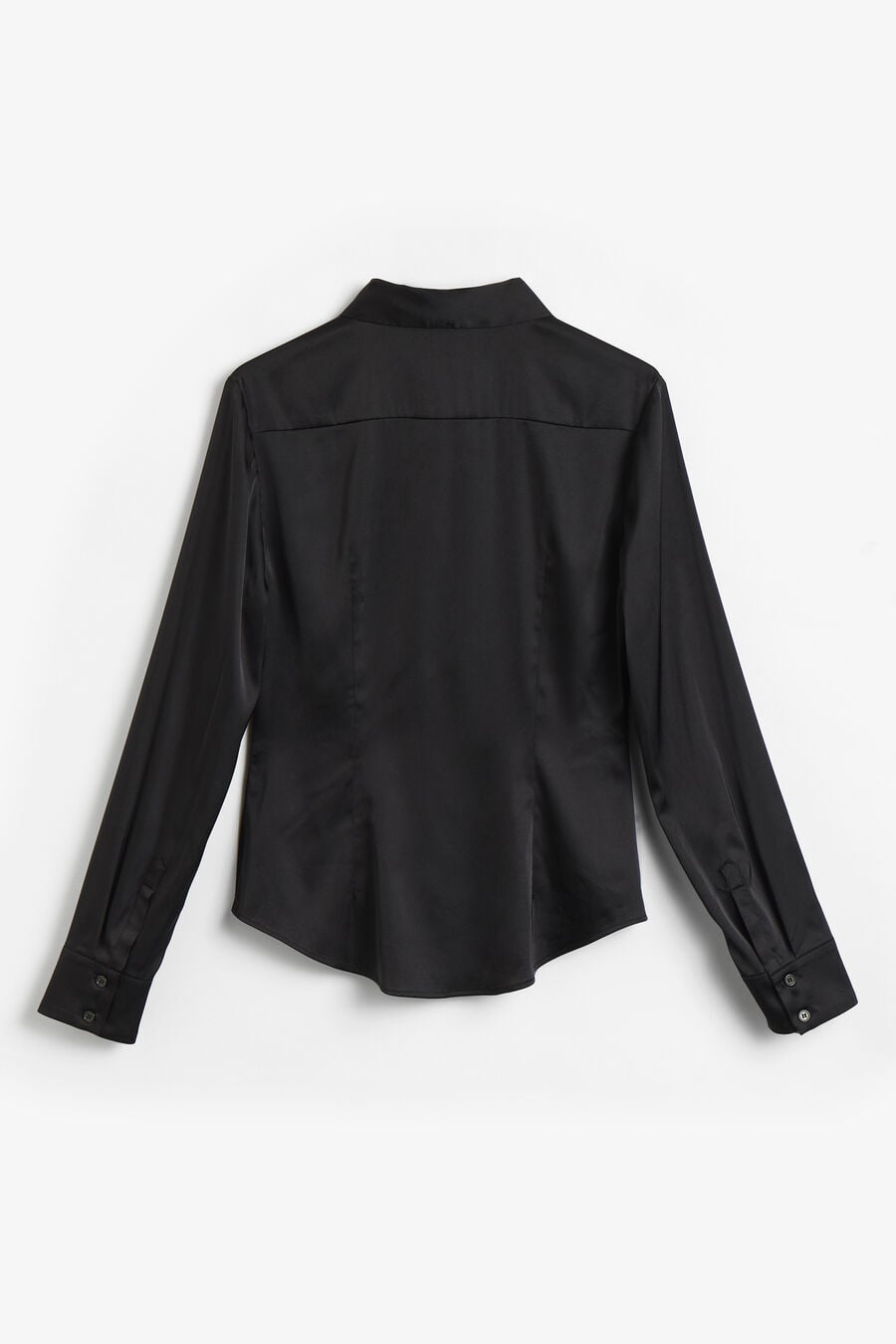 Trina Fitted Satin Shirt