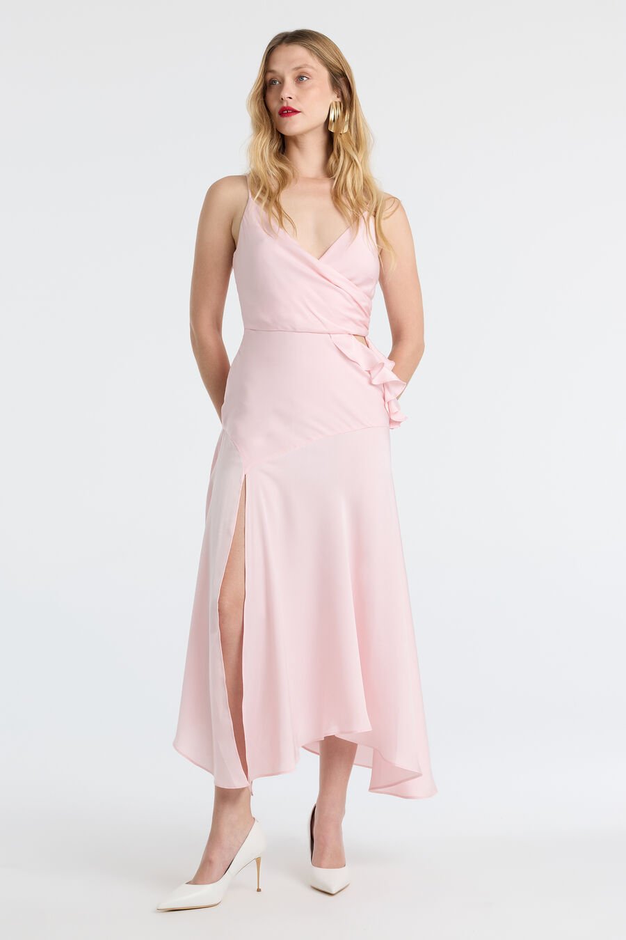 Yvanna Ruffle Maxi Dress