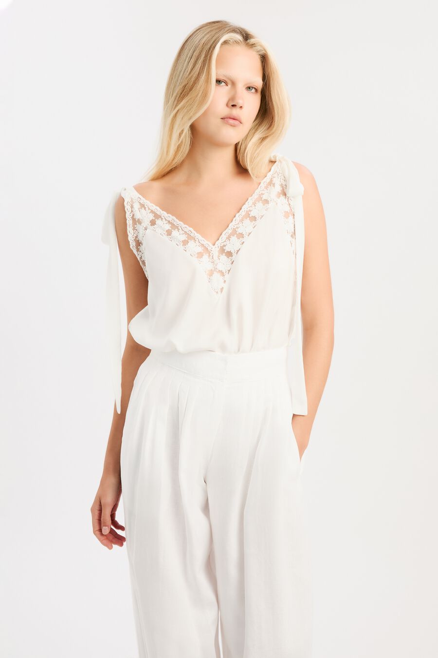 Aubery Tie Strap Cami