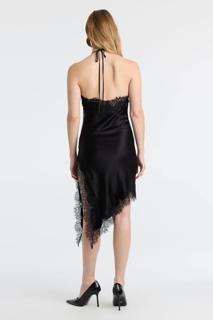 SILVIO HALTER MINI DRESS in colour Black