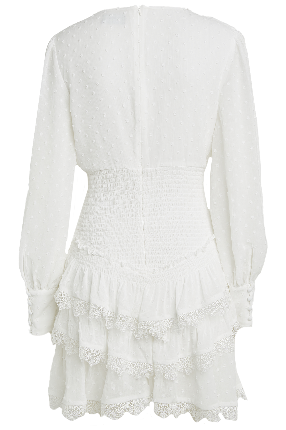 dixie ruffled mini dress