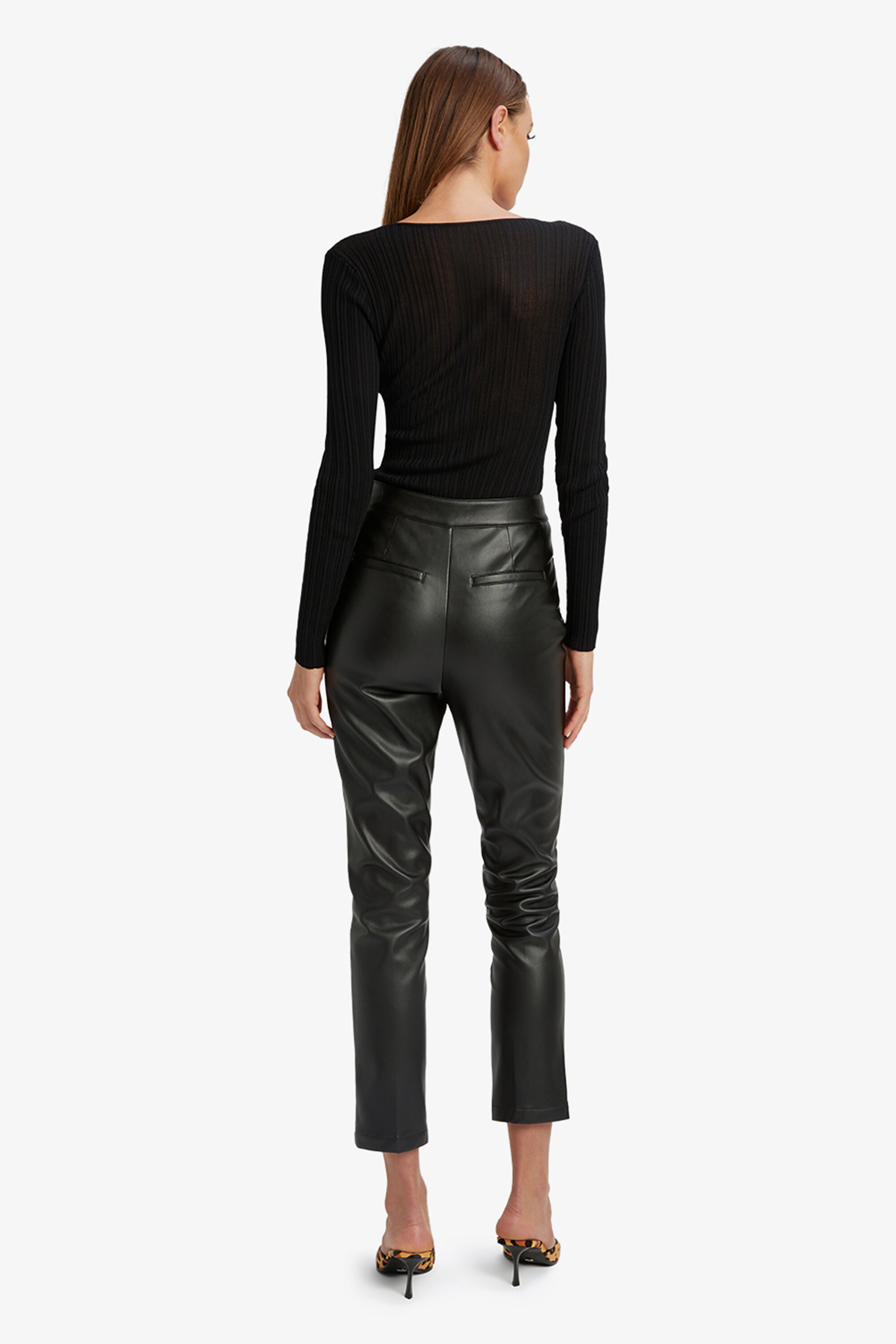Glossy Vegan Leather Pants – KETA GUTMANE