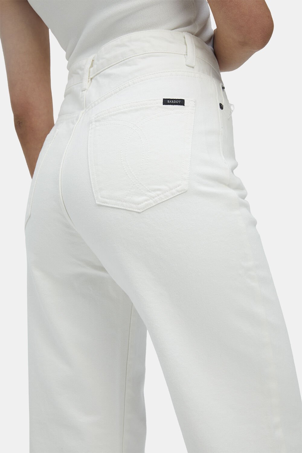 PIA STRAIGHT JEANS IN IVORY