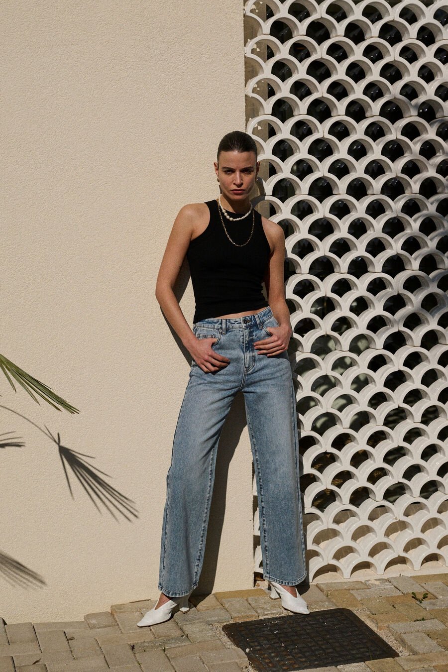 PIA STRAIGHT JEANS in colour VINTAGE