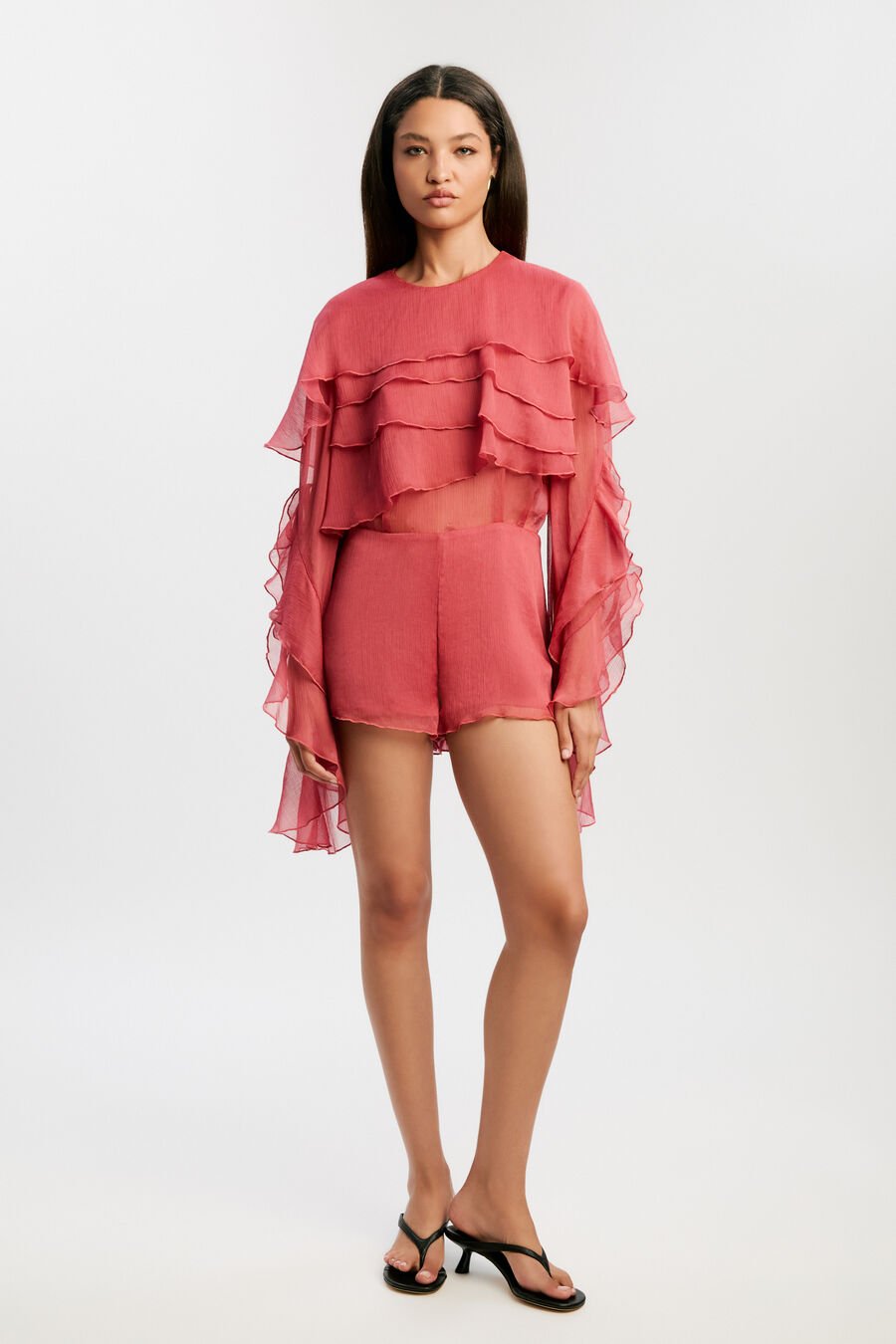 Carson Ruffle Playsuit