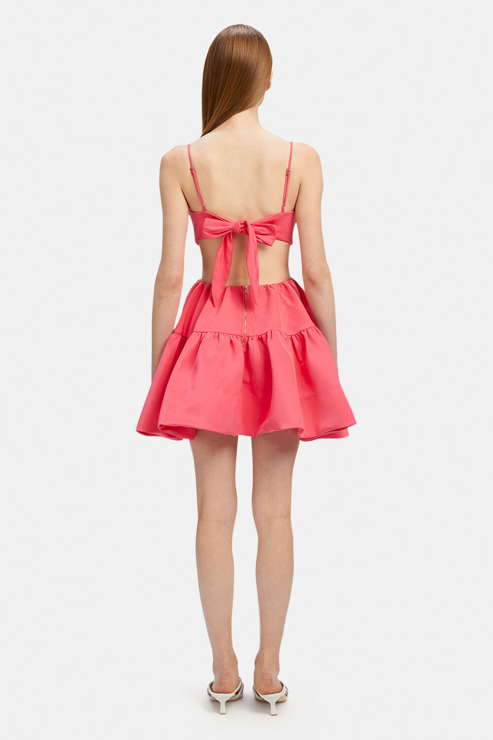 LAYLA MINI DRESS in colour PINK LADY