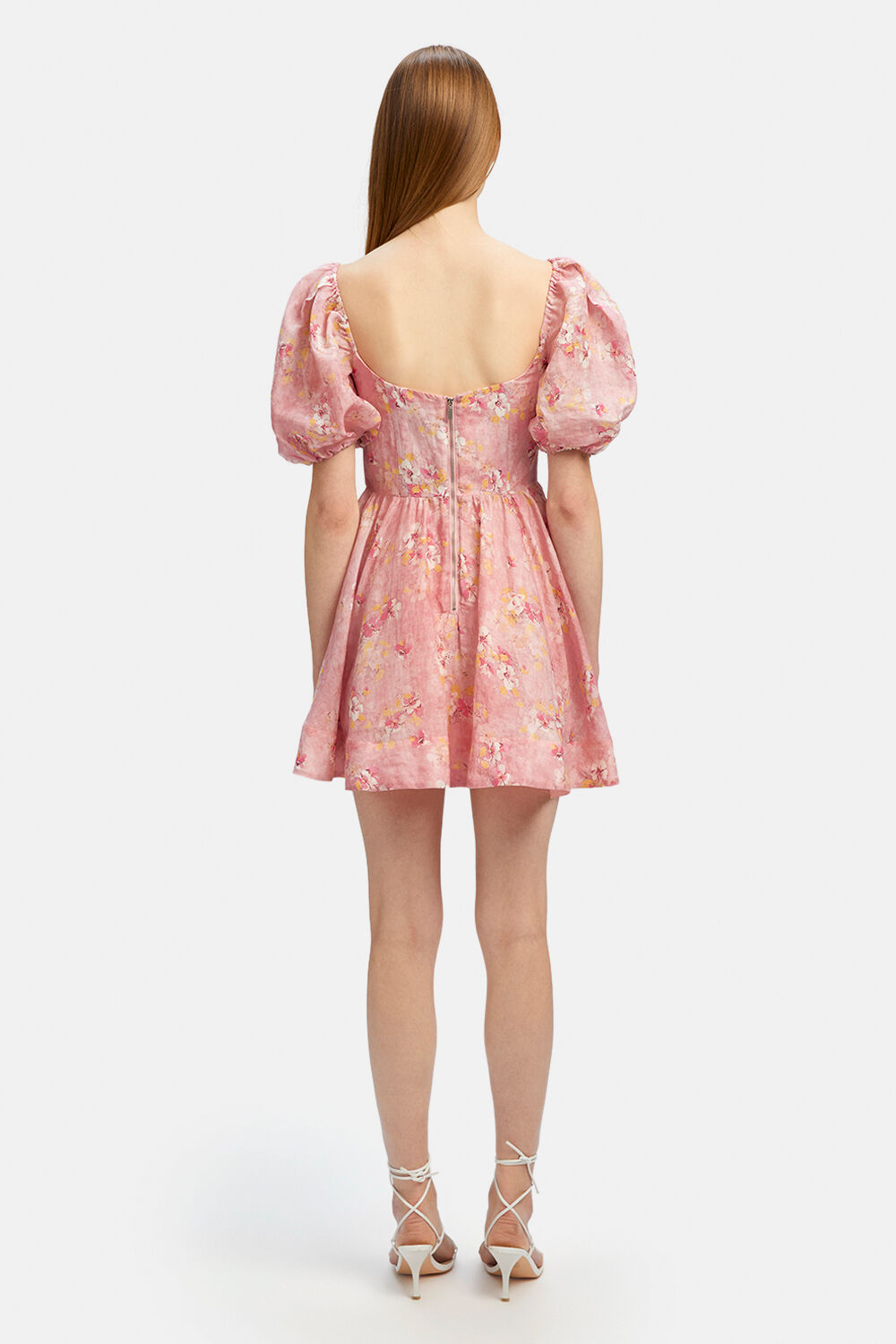 KIAH CORSET MINI DRESS in colour PINK T DYE