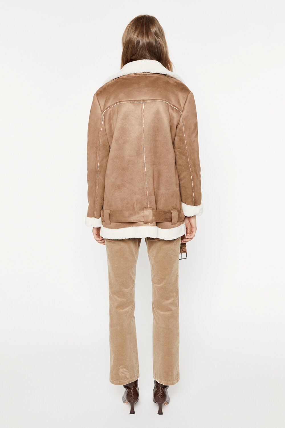 Bardot suedette fur jacket cheap