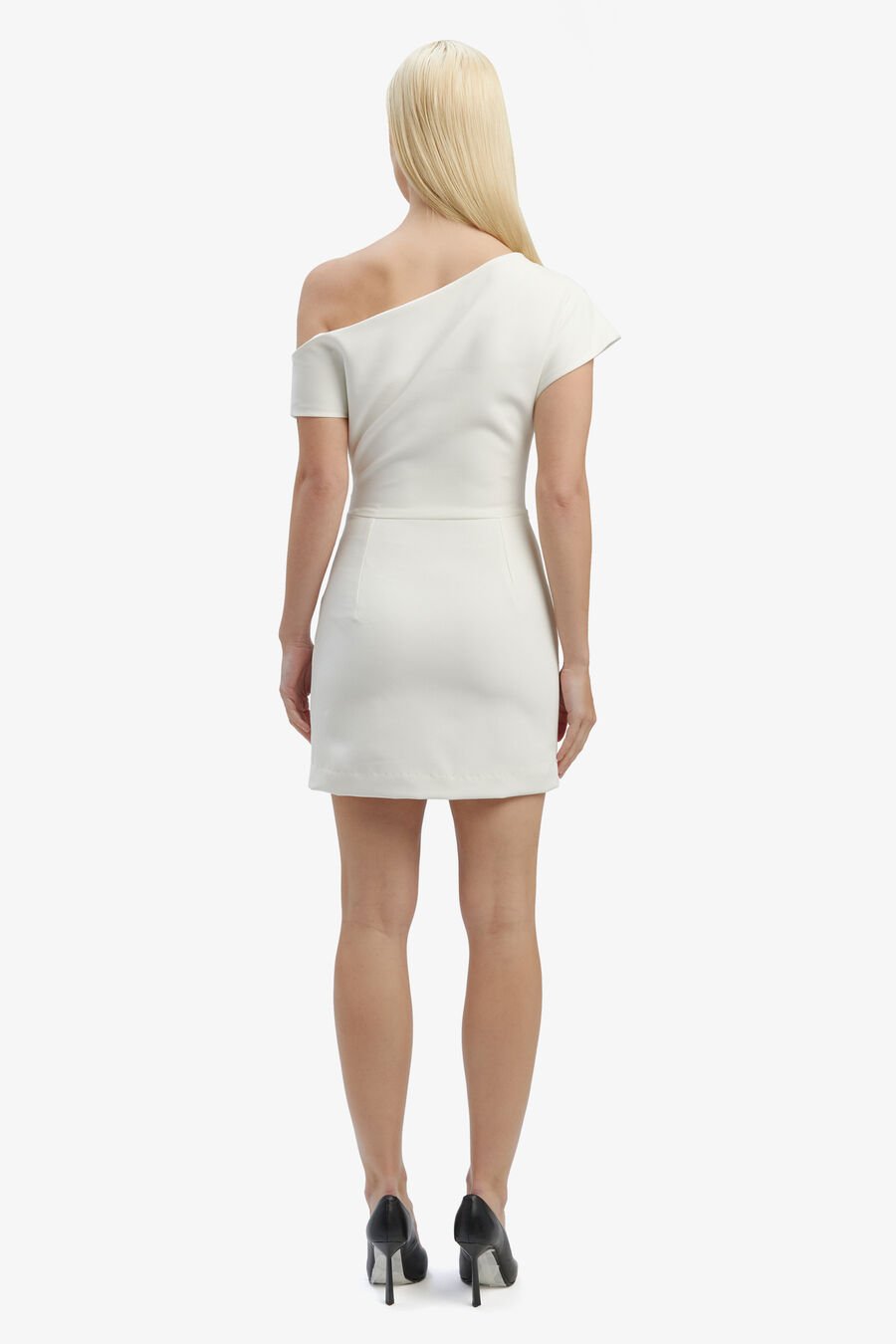 LETITA MINI DRESS in colour ORCHIDWHT