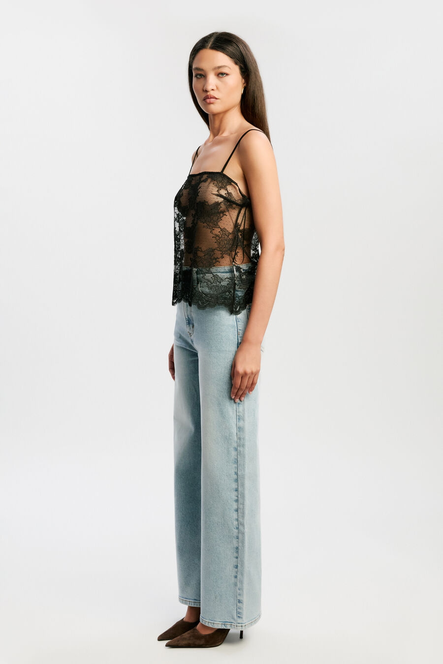 Hildie Sheer Lace Cami