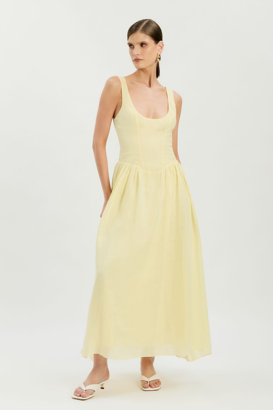 Lawrence Scoop Neck Maxi Dress