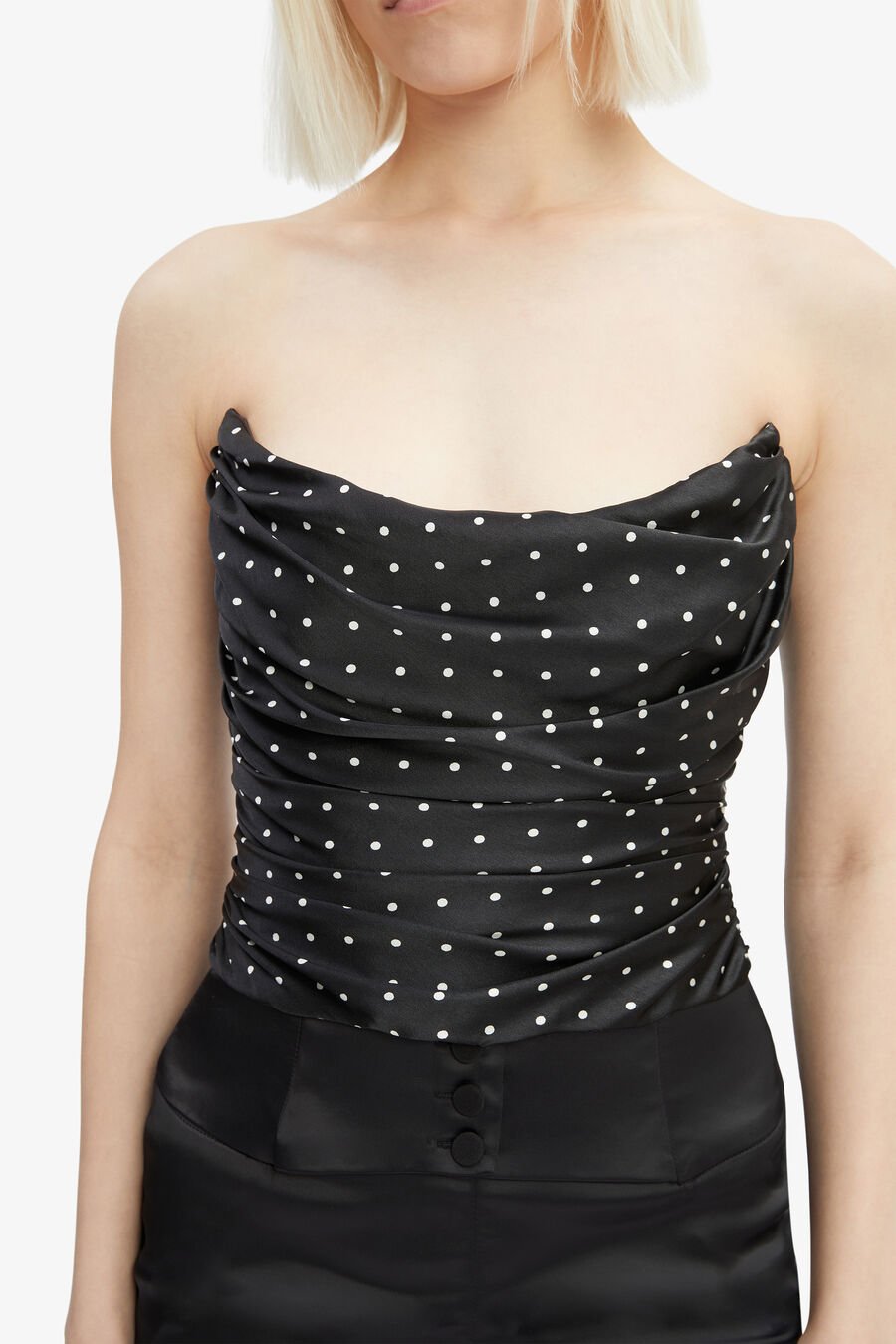 Blanca Satin Bustier