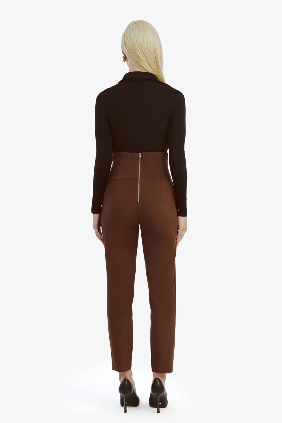 CORSET PANT in colour CHOCOLATE