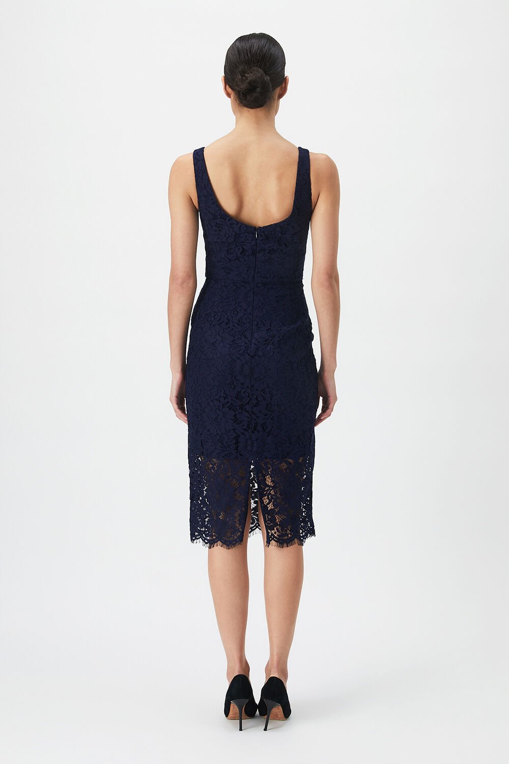 Wallis navy outlet bardot dress