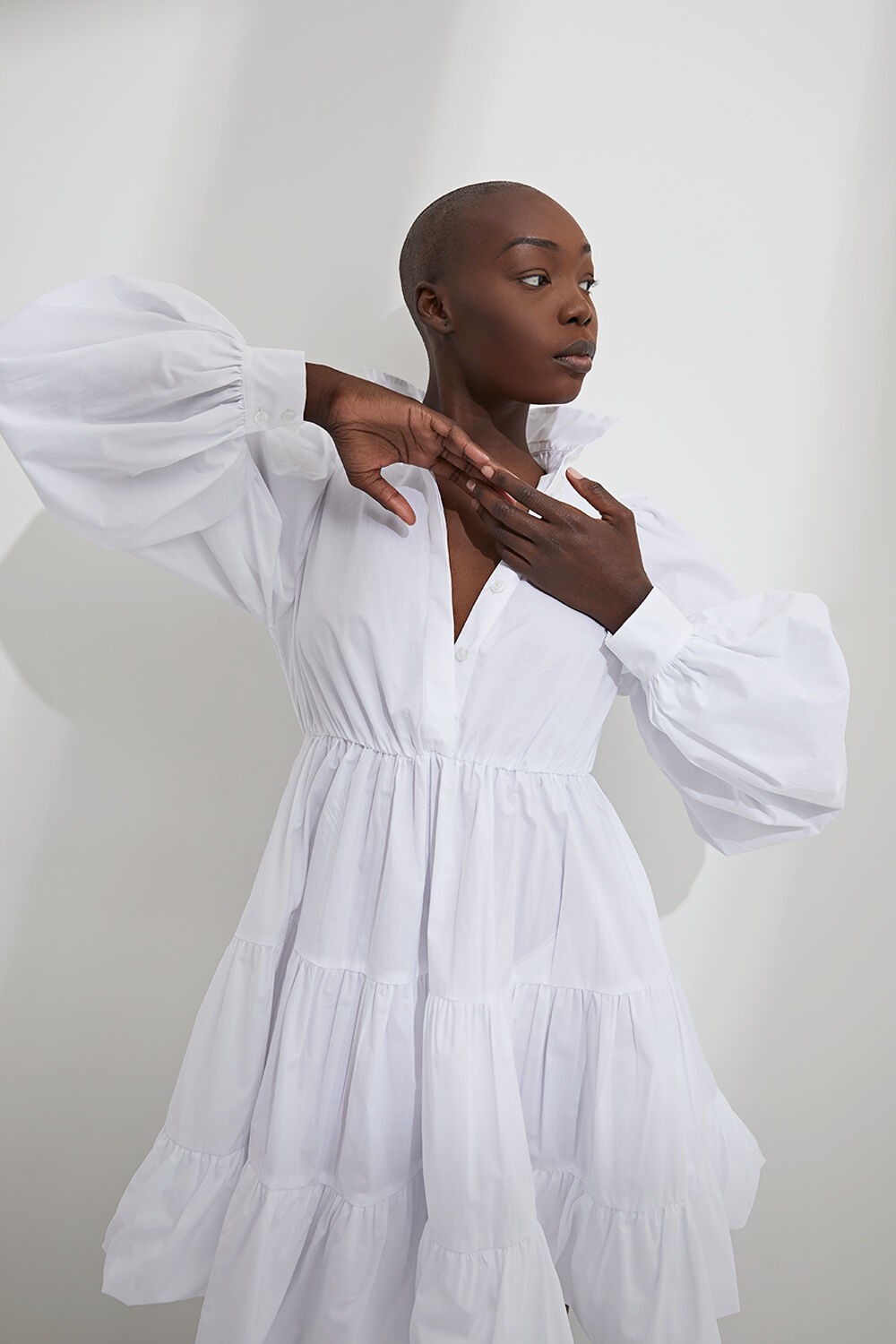 White poplin dress sale