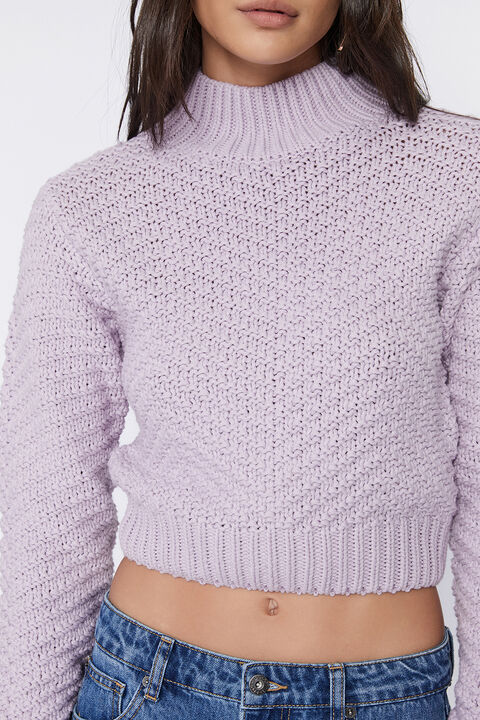 LAIA KNIT TOP in colour LILAC CHIFFON