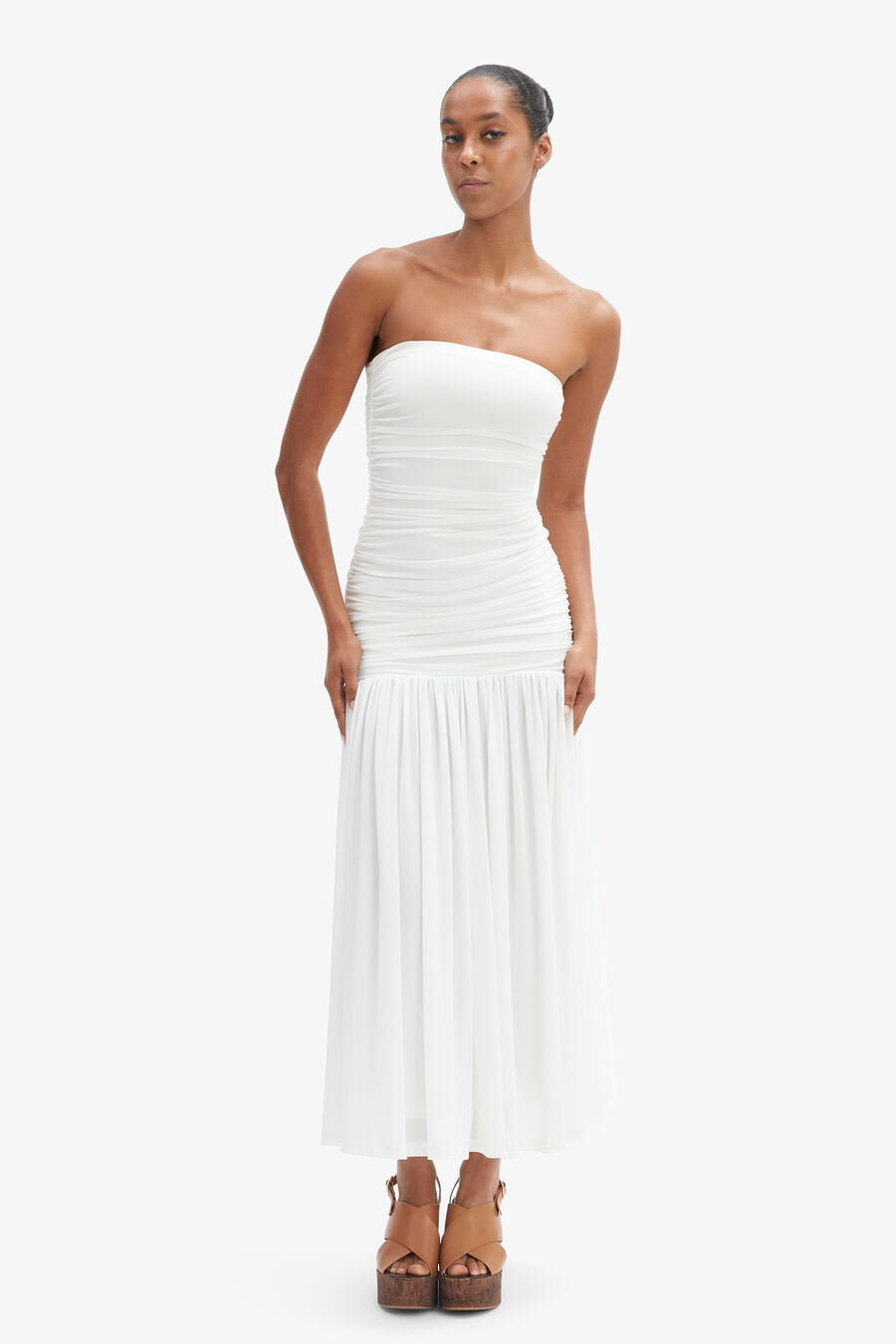 Solana Mesh Maxi Dress