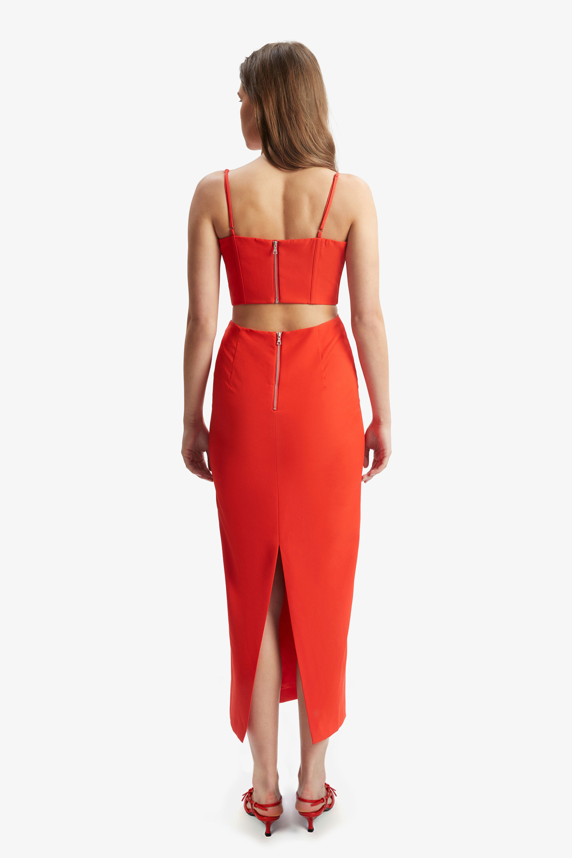 爆買い Martini Midi Bardot | Red Fire In Dress トップス