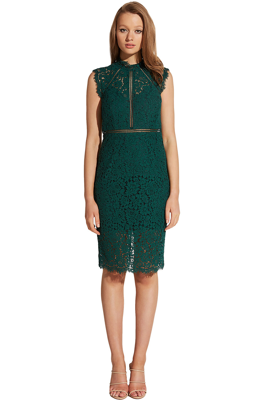 LACE PANEL DRESS