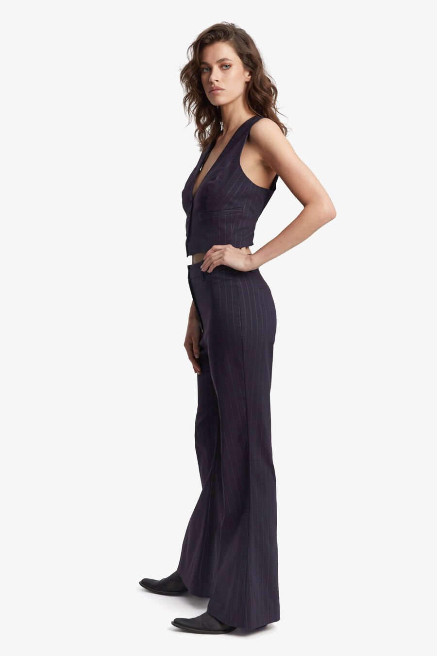 Halifax Pin Stripe Flare Pant