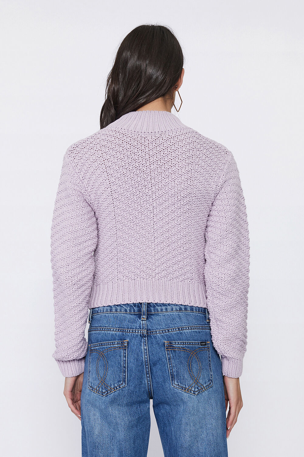 LAIA KNIT TOP in colour LILAC CHIFFON