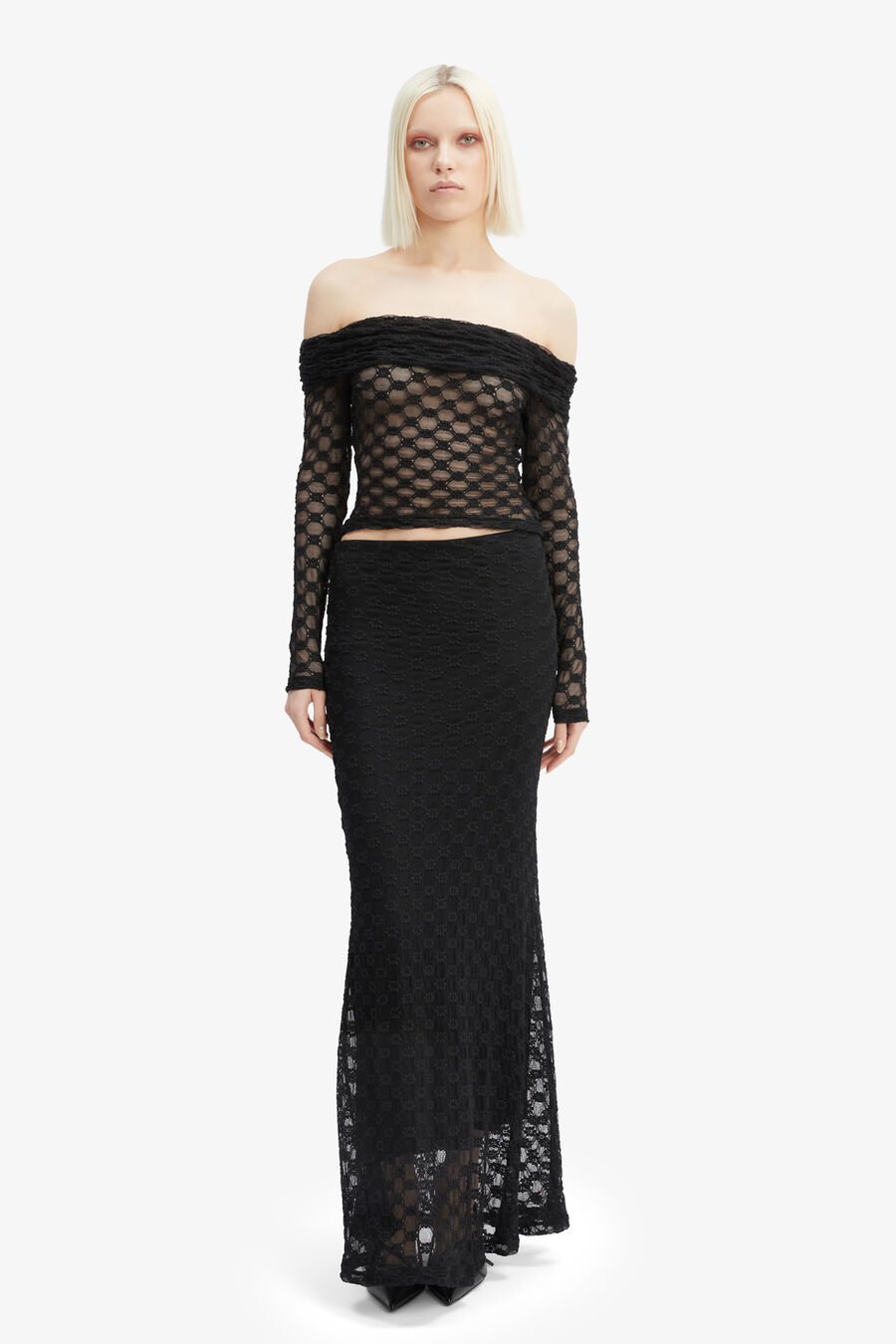 Adoni Mid Rise Maxi Skirt