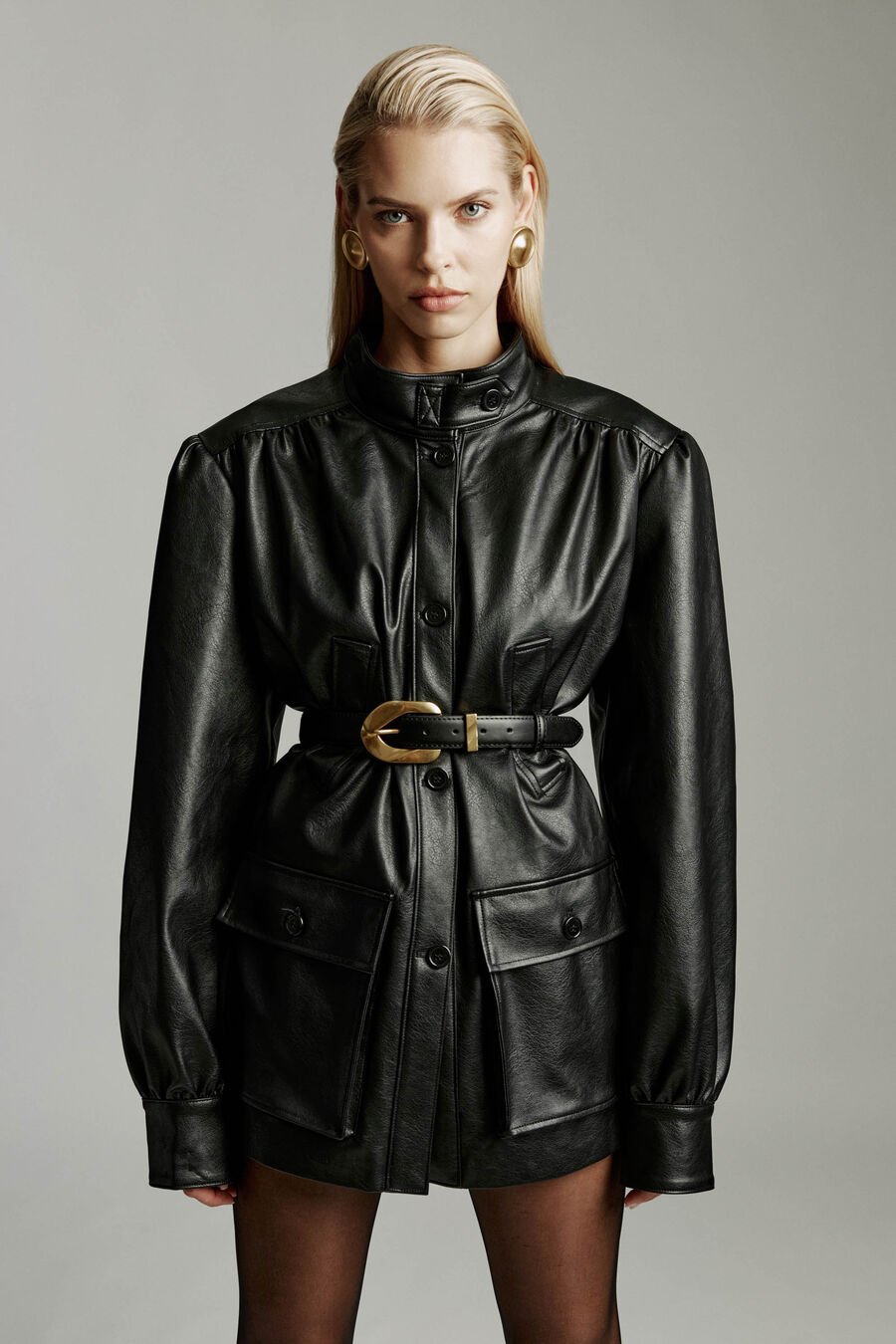 Clements Vegan Leather Jacket