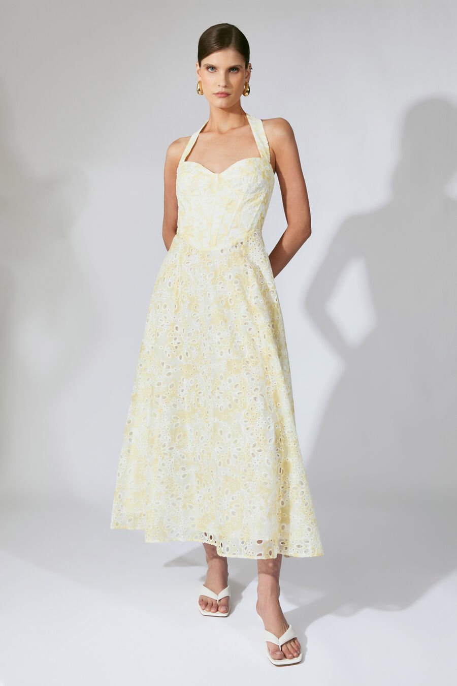 Pollie Halter Midi Dress