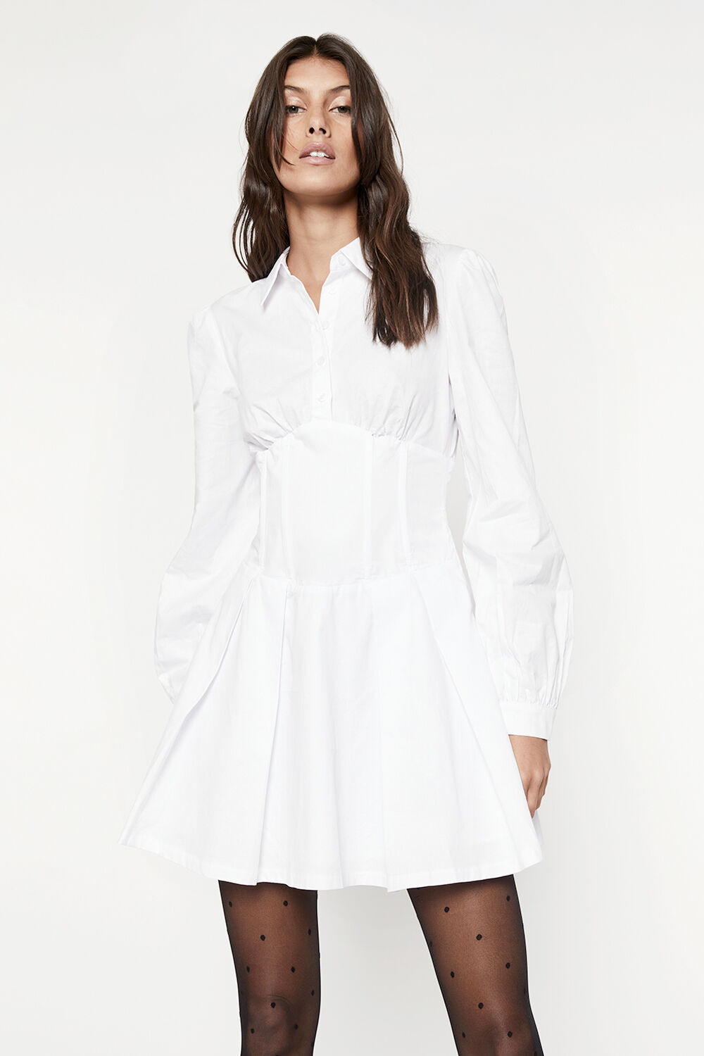 poplin shirt dress