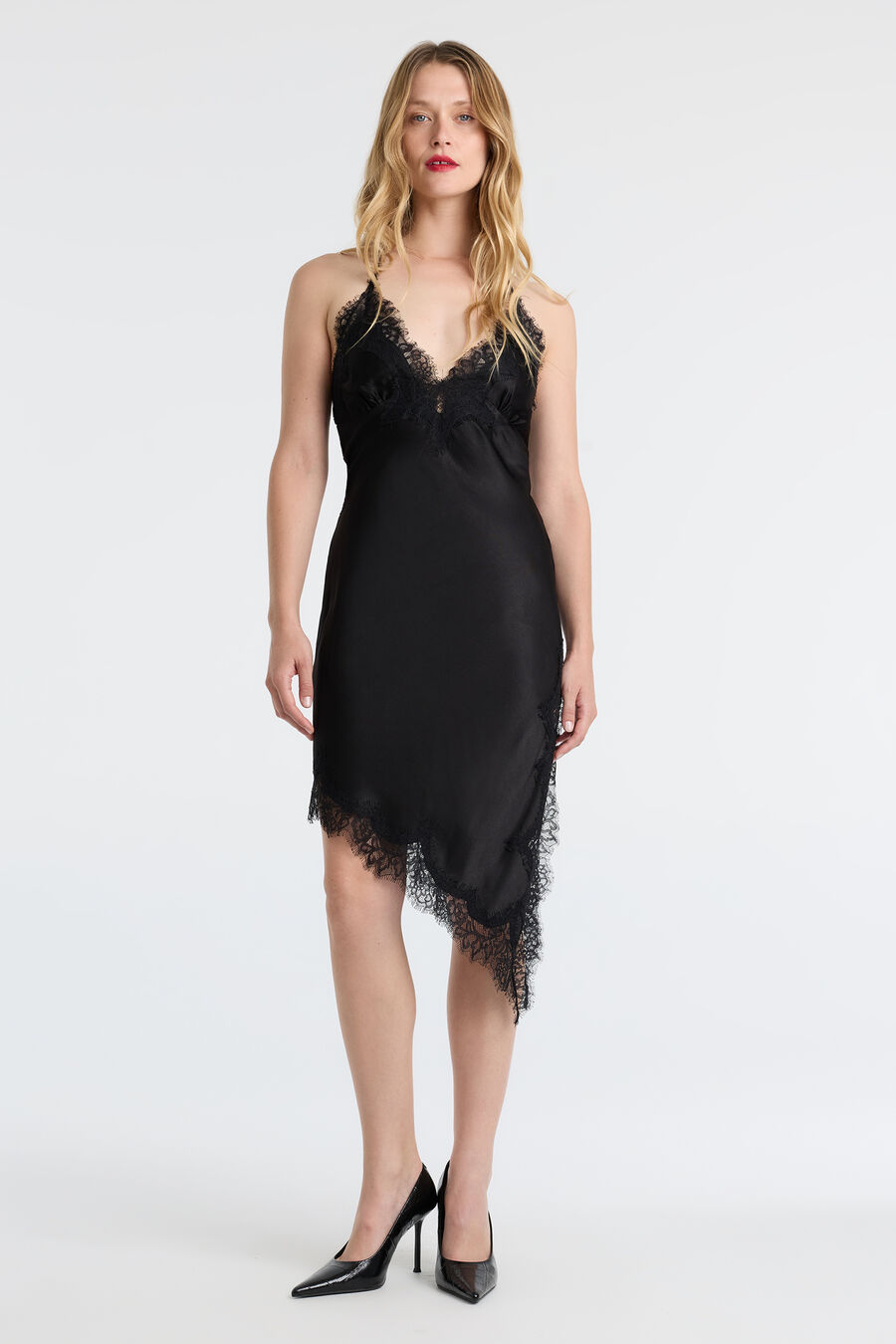 SILVIO HALTER MINI DRESS in colour Black