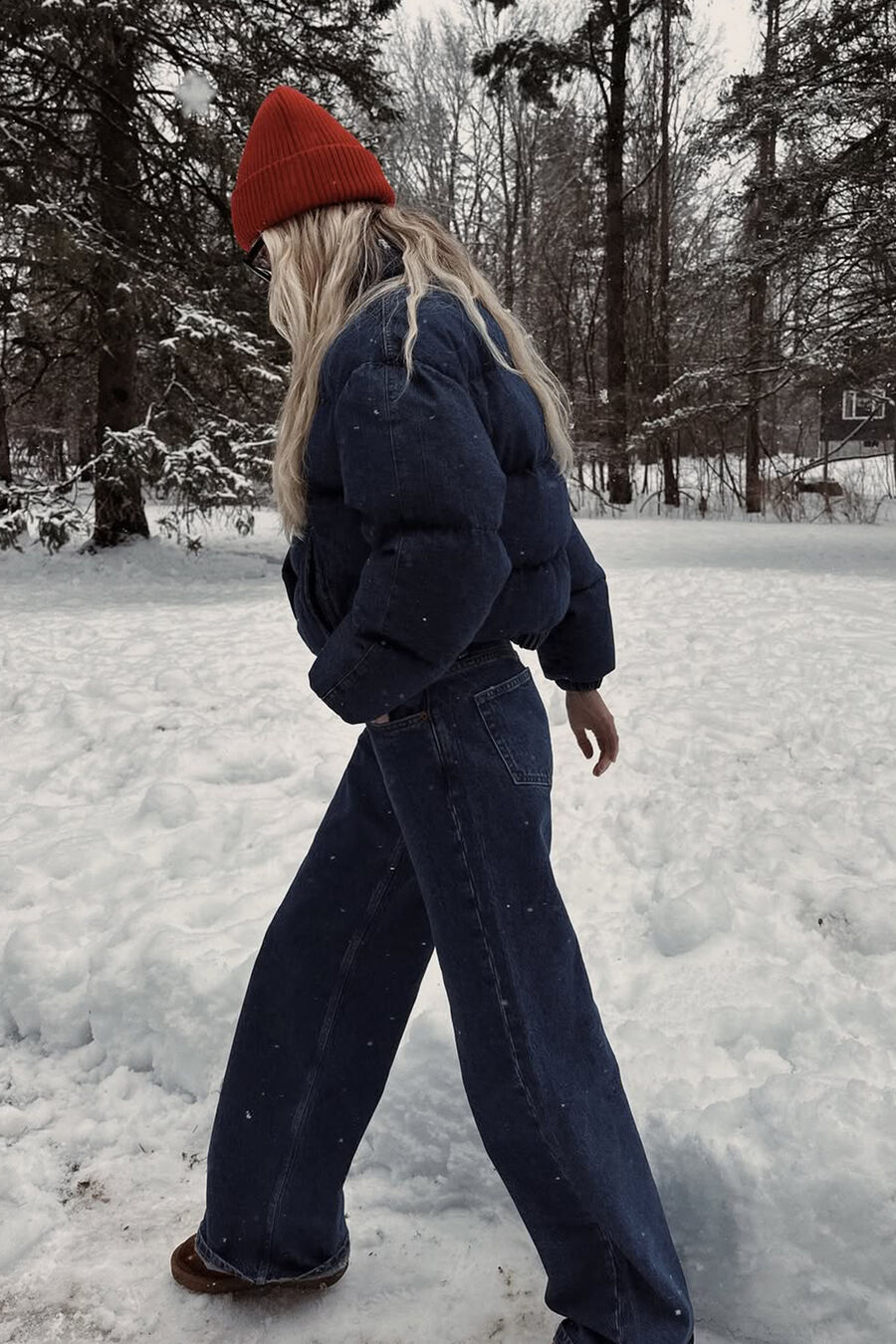 Denim Bomber Jacket