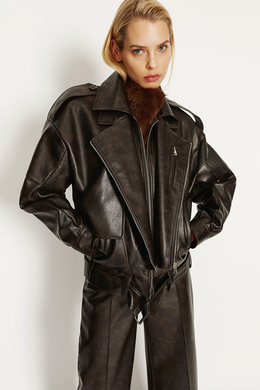 Kavi Vegan Leather Jacket