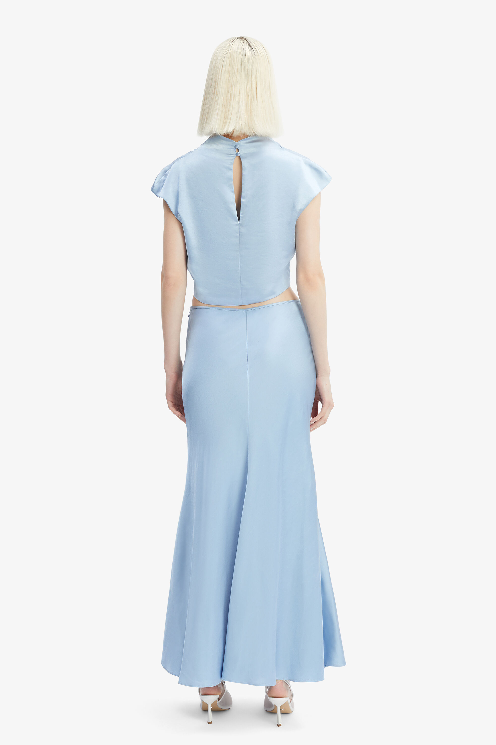 美品　MADISONBLUE　M.SATIN MAXI FLARE SKIRT MAXI FLARE BACK SATIN SK | SKIRT | MADISONBLUE