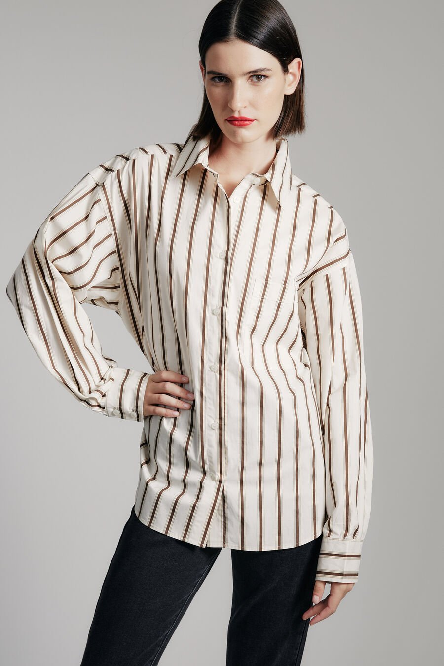 Striped Oversized Shirt