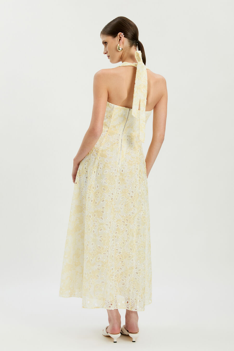Pollie Halter Midi Dress