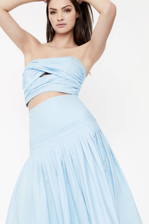 JADA TWIST TOP in colour CERULEAN