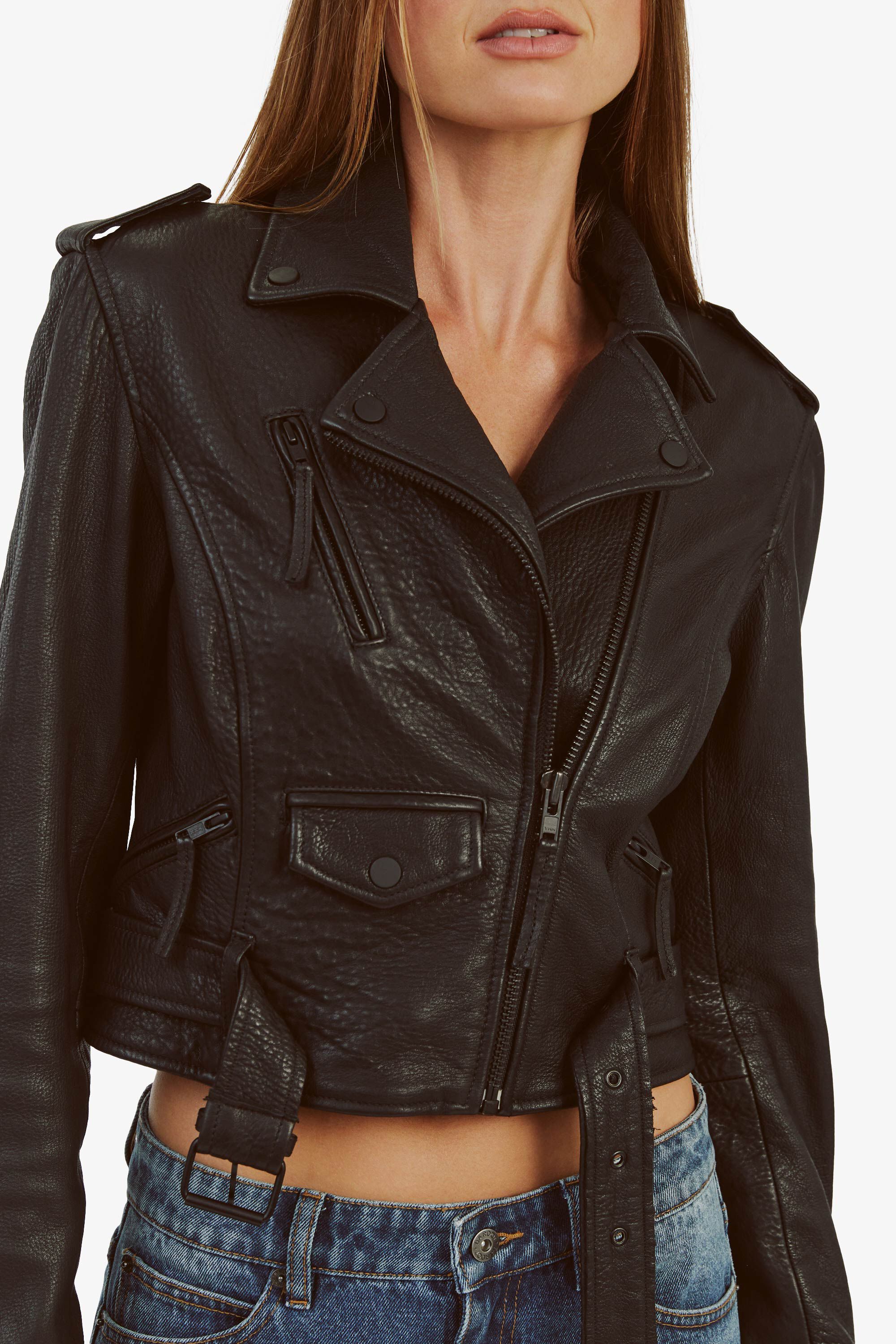Bardot biker jacket store