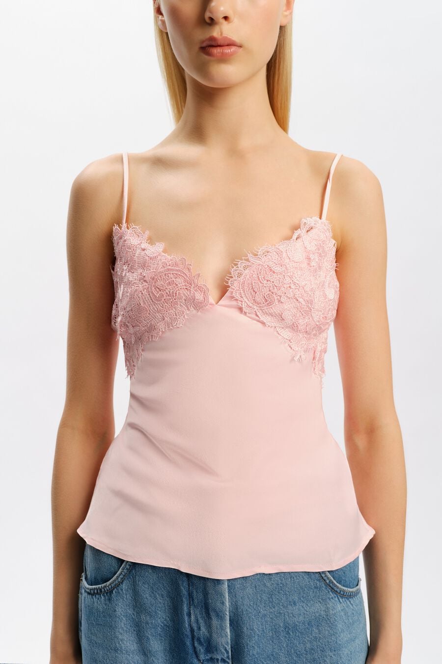 Elisan Lace Satin Camisole