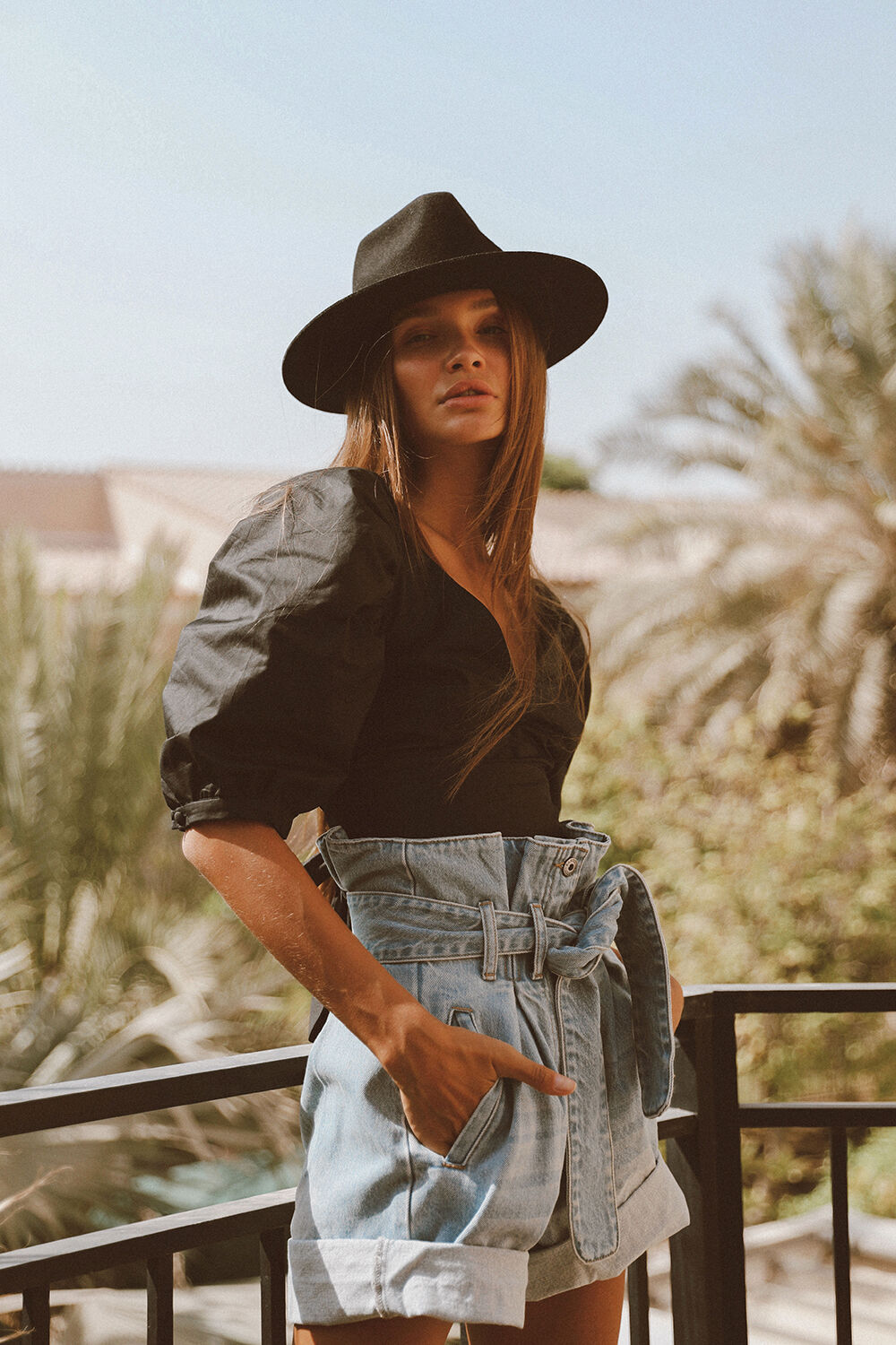 Bardot denim shorts sale