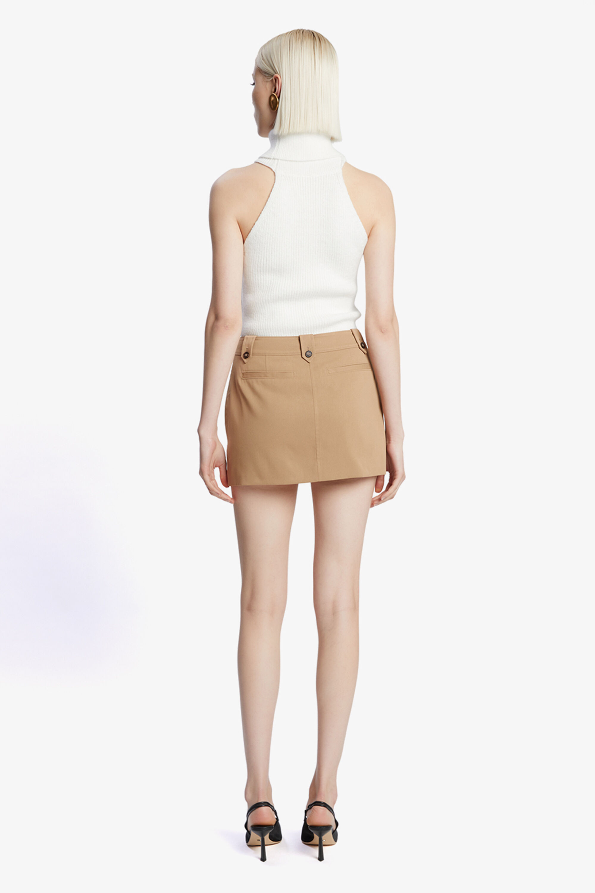 スカート Jade highwaist mini skirt M ANDMARY】Jade highwaist mini skirt
